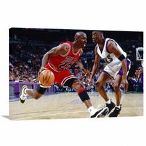 Quadro Michael Jogando decorativo Tela em Tecido Quadro Michael Jogando decorativo Tela em Tecido