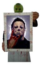 Quadro Michael Myers Arte Terror Edição Exclusiva Halloween