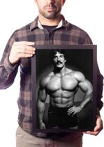 Quadro Mike Mentzer Bodybuilder Old School Decoração