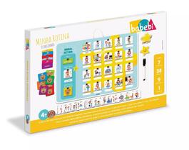 QUADRO MINHA ROTINA ESTRELINHA - Brinquedo Educativo Pedagógico - BABEBI QUADRO MINHA ROTINA ESTRELINHA - Brinquedo Educativo Pedagógico - BABEBI