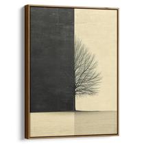 Quadro Minimalista - Dualidade de Sombras e Luzes Naturais