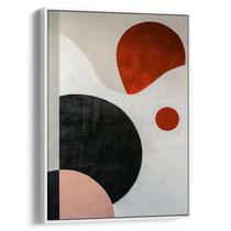 Quadro Minimalista - Harmonia das Formas Geométricas Coloridas