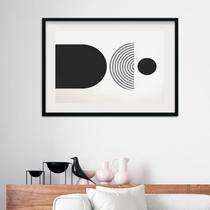 Quadro Minimalista Horizontal P&B - 60x48cm Quadro Minimalista Horizontal P&B - 60x48cm