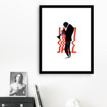 Quadro Minimalista Jazz - 60x48cm Quadro Minimalista Jazz - 60x48cm