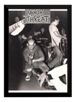 Quadro Minor Threat Banda Punk Poster Moldurado Quadro Minor Threat Banda Punk Poster Moldurado