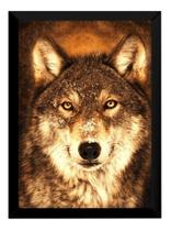 Quadro Mistico Arquetipo Do Lobo Ganhe Força 42x29cm