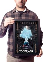Quadro Mitologia Nórdica Arte Yggdrasil Árvore Eixo Do Mundo - Fanarte Quadro Mitologia Nórdica Arte Yggdrasil Árvore Eixo Do Mundo - Fanarte