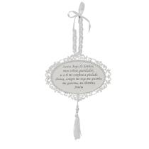 Quadro mobile oracao santo anjo do senhor em mdf