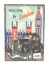 Quadro modelo welcome to london 20x30 cm