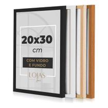 Quadro Moldura A3 30x42 Com Vidro Poster Certificado - Branco