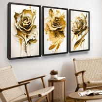 Quadro Moldura Caixa Flor Moderna Quarto Sala Escritório Quadro Moldura Caixa Flor Moderna Quarto Sala Escritório