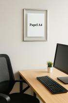 Quadro Moldura de alumínio entre vidros A4 Quadro Moldura de alumínio entre vidros A4