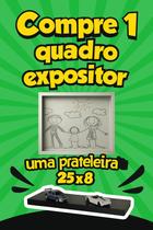 Quadro Moldura Decorativa Expositora De Certificados, Desenhos, Documentos Ganhe 1 Prateleira 25x8 De Parede Quadro Moldura Decorativa Expositora De Certificados, Desenhos, Documentos Ganhe 1 Prateleira 25x8 De Parede