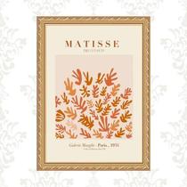 Quadro Moldura Dourada Matisse - Coral 33X24Cm Quadro Moldura Dourada Matisse - Coral 33X24Cm