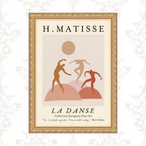 Quadro Moldura Dourada Matisse - La Danse 24x18cm Quadro Moldura Dourada Matisse - La Danse 24x18cm