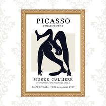 Quadro Moldura Dourada Picasso - The Acrobat 33X24Cm