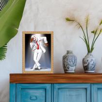 Quadro Moldura Dourada Zé Pilintra 24X18Cm Quadro Moldura Dourada Zé Pilintra 24X18Cm