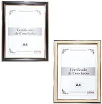 Quadro Moldura Lisa Basica Para Diplomas Certificados A4 21X29,7Cm - Rio Master