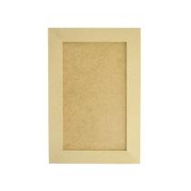 Quadro Moldura Retangular com Borda Fundo Fixo Artesanato 31x15,5 Mdf 9mm Madeira Quadro Moldura Retangular com Borda Fundo Fixo Artesanato 31x15,5 Mdf 9mm Madeira