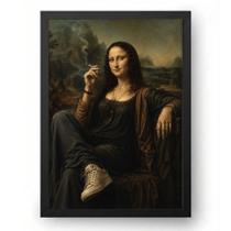 Quadro Mona Lisa no Rebelde 30x42cm Quadro Mona Lisa no Rebelde 30x42cm