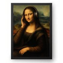 Quadro Mona Lisa Playlist 50x70cm Quadro Mona Lisa Playlist 50x70cm