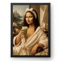 Quadro Mona Lisa Self Care 15x21cm Quadro Mona Lisa Self Care 15x21cm