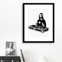 Quadro Monalisa Dj - 60X48Cm Quadro Monalisa Dj - 60X48Cm