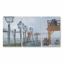 Quadro Montmartre Van Gogh Arte Canvas 125X65Cm Quadro Montmartre Van Gogh Arte Canvas 125X65Cm