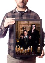 Quadro Morticia & Gomez Casal Trevoso Addams Decoração