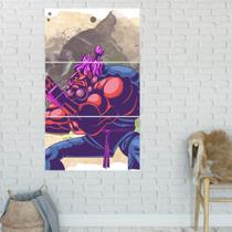 Quadro Mosaico Akuma 3 Peças Para Decoração de Ambientes Quadro Mosaico Akuma 3 Peças Para Decoração de Ambientes