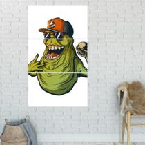 Quadro Mosaico Caça Fantasmas 3 Peças Para Decoração de Ambientes Quadro Mosaico Caça Fantasmas 3 Peças Para Decoração de Ambientes