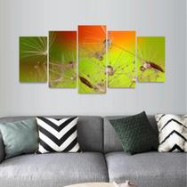 Quadro Mosaico Dandelion Flores Artístico Sala Quarto