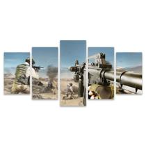 Quadro Mosaico Decorativo Jogo De Tiro Guerra Batalha War