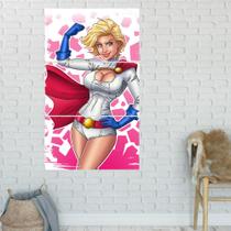 Quadro Mosaico Heroina 3 Peças Para Decoração de Ambientes