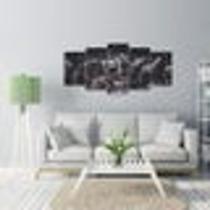Quadro Mosaico Lobos Alcateia Para Quarto Sala 5 Peças Quadro Mosaico Lobos Alcateia Para Quarto Sala 5 Peças