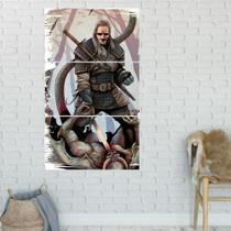 Quadro Mosaico The-Wicher 3 Peças Para Decoração de Ambientes Quadro Mosaico The-Wicher 3 Peças Para Decoração de Ambientes