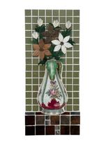 Quadro Mosaico (Vaso Florido) Quadro Mosaico (Vaso Florido)