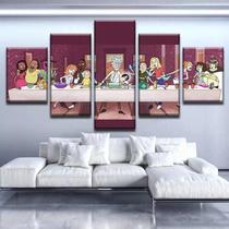 Quadro Mosaicos A Santa Ceia Rick And Morty De J5p
