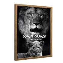 Quadro Motivacional Sonhe Grande