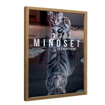 Quadro Motivacional Tigre Mindset