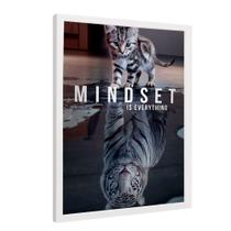 Quadro Motivacional Tigre Mindset
