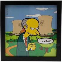 Quadro Mr. Burns 22x22cm Zona Criativa