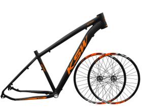 Quadro MTB Aro 29 KSW XLT 100 + Par Roda Aro 29 KOG Cubo K7