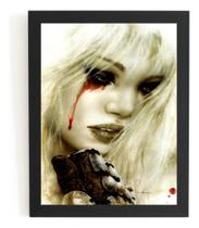 Quadro Mulher Lagrimas De Sangue Fantasy Arte De Luis Royo
