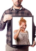 Quadro Mulher Vixi É Pequeno Mictório Humor Decoração Quadro Mulher Vixi É Pequeno Mictório Humor Decoração