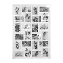 Quadro Multifotos 60x90 com 24 Molduras para Fotos Tamanho 10x15 com Vidro e Paspatur para Quarto Estúdio Hall Quadro Multifotos 60x90 com 24 Molduras para Fotos Tamanho 10x15 com Vidro e Paspatur para Quarto Estúdio Hall