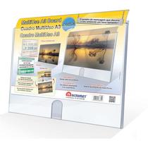 Quadro multiuso a3 cristal sem suporte acrimet