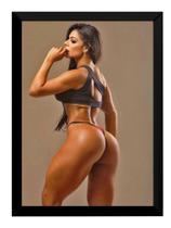 Quadro Musa Fitness Suzy Cortez Poster Moldurado Academias Quadro Musa Fitness Suzy Cortez Poster Moldurado Academias