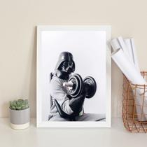 Quadro Musculação - Darth 24x18cm Quadro Musculação - Darth 24x18cm