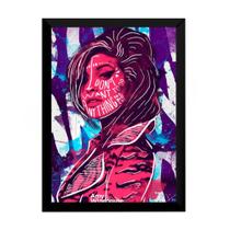 Quadro Musica Amy Winehouse Arte Poster Moldurado